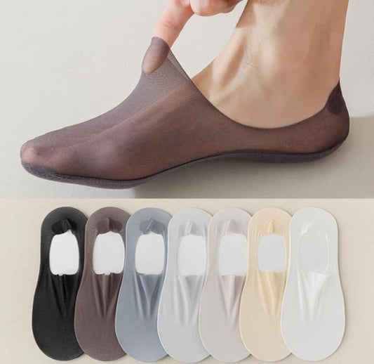 Silicone Non-Slip Invisible No Show Socks